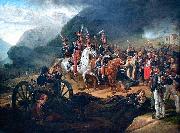 Horace Vernet Battle of Somosierra. oil painting artist
